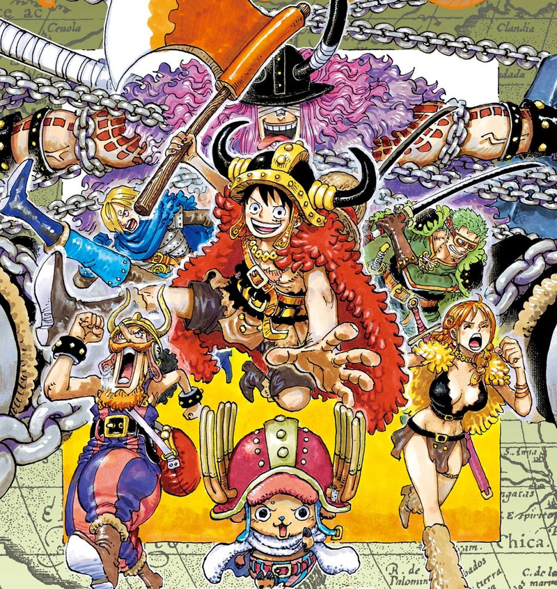 One Piece TCG OP-17 Kingdom of Elbaf banner art Luffy giants Universe TCG