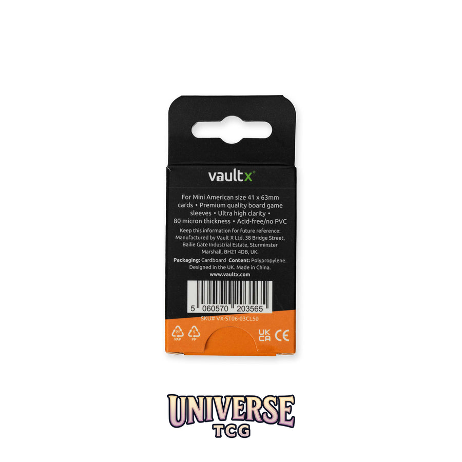 vault x card sleeves Exact Fit Black Card Sleeves Vault X US