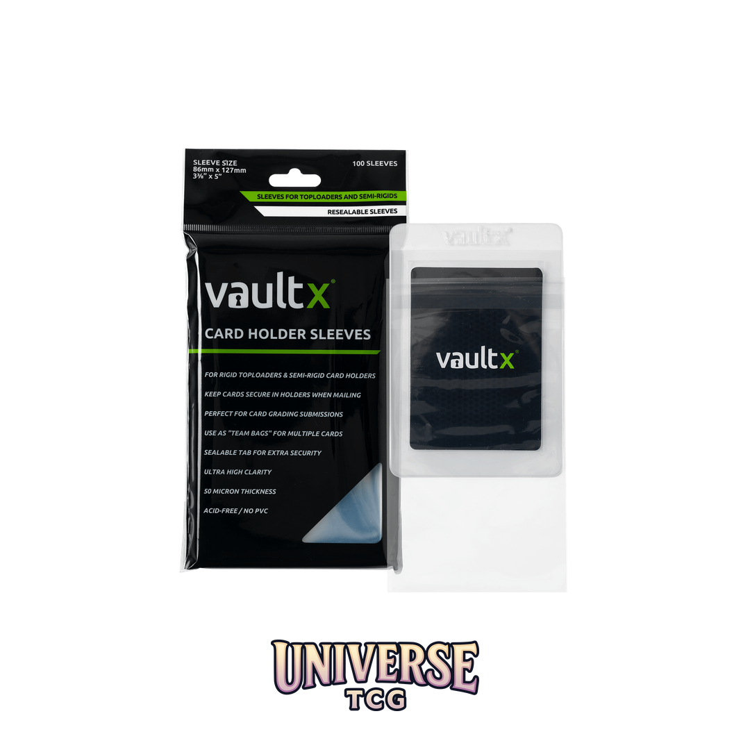 sealable card sleeves Vault X: Holder Foil Type:Non Foil enhancedexpacks providing a protective enclosure Be mindful if on