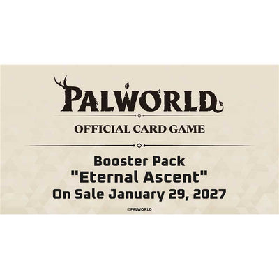 Palworld OFFICIAL CARD GAME BP03 Eternal Ascent Case (12 Boxes) - English