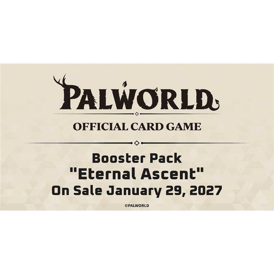 Palworld OFFICIAL CARD GAME BP03 Eternal Ascent Booster Box (12 Packs) - English