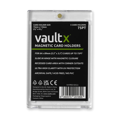 Magnetic Card Holders 75pt