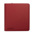 12-Pocket Exo-Tec® Zip Binder Metallic Red