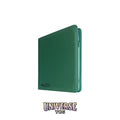 12-Pocket Exo-Tec Zip Binder Metallic Green