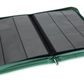 9-Pocket Exo-Tec® Zip Binder Metallic Green