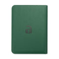9-Pocket Exo-Tec® Zip Binder Metallic Green