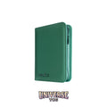 4-Pocket Exo-Tec® Zip Binder Metallic Green