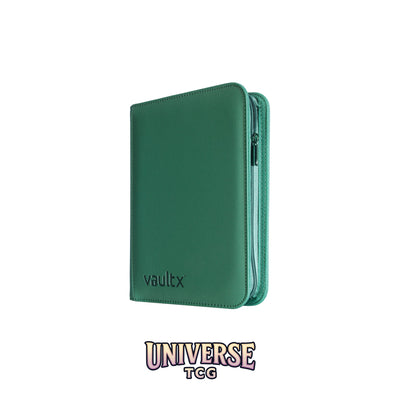 4-Pocket Exo-Tec® Zip Binder Metallic Green