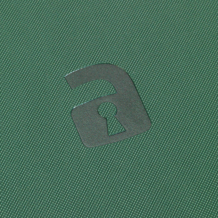 4-Pocket Exo-Tec® Zip Binder Metallic Green