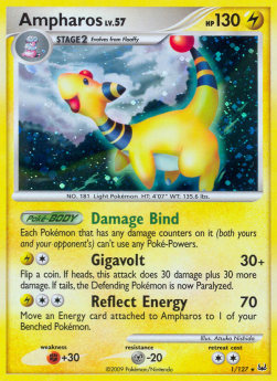 Ampharos Lv.57 - Platinum (Holo Rare) [PL-1]