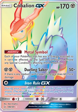 Cobalion GX - Team Up (Secret Rare) [TEU-189]