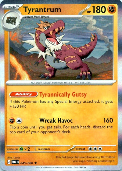 Tyrantrum - Perfect Order (Rare) [POR-045]