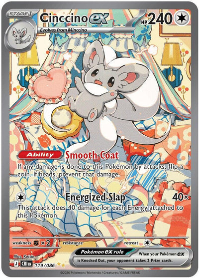Cinccino ex - Chaos Rising (Special Illustration Rare) [CRI-119]