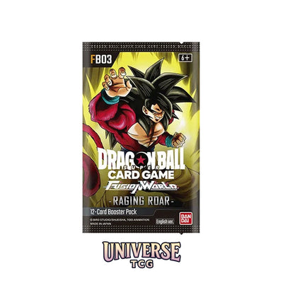 Dragon Ball Fusion World FB03 Booster Pack Raging Roar - Asian 🇯🇵