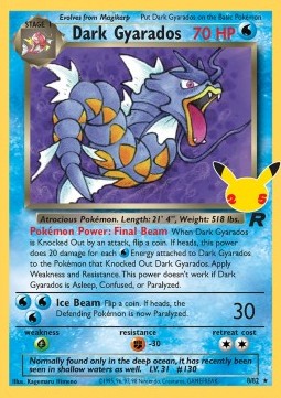 Dark Gyarados - Celebrations (Holo Rare) [CEL-TR 8]