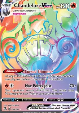 Chandelure VMAX - Fusion Strike (Secret Rare) [FST-265]