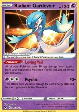 Radiant Gardevoir - Lost Origin (Ultra Rare) [LOR-069]