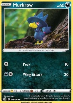 Murkrow - Lost Origin (Common) [LOR-114]