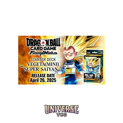 Dragon Ball Fusion World FS08 Starter Deck Vegeta Super Saiyan 3 - Asian 🇯🇵