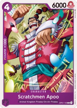 Scratchmen Apoo (OP01-103) - Romance Dawn (Common) [OP01-103]