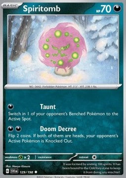 Spiritomb - Scarlet & Violet (Uncommon) [SVI-129]