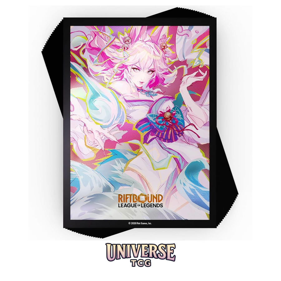 Riftbound Art Sleeves: Ahri (100ct) - Spiritforged Spirit Blossom