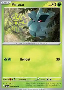 Pineco - Paldea Evolved (Common) [PAL-004]