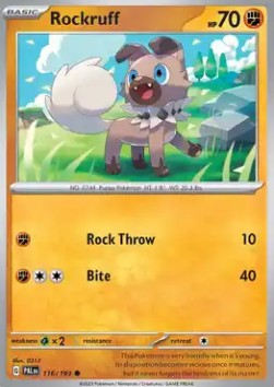 Rockruff - Paldea Evolved (Common) [PAL-116]