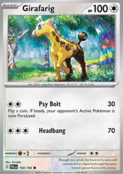 Girafarig - Paldea Evolved (Common) [PAL-154]