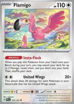 Flamigo - Paldea Evolved (Uncommon) [PAL-170]