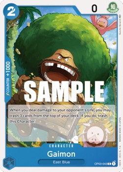 Gaimon (OP03-043) - Pillars of Strength (Common) [OP03-043]