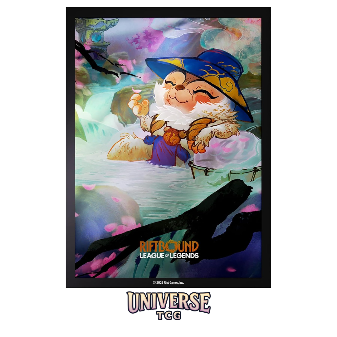 Riftbound: League of Legends – Art Sleeves: Teemo – 100ct Card Protectors – Spiritforged: Spirit Blossom (English)