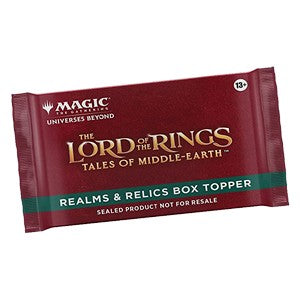 The Lord of the Rings: Tales of Middle-earth "Realms & Relics" Box Topper Booster - The Lord of the Rings: Tales of Middle-earth