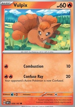 Vulpix - Obsidian Flames (Common) [OBF-028]