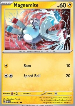 Magnemite - Obsidian Flames (Common) [OBF-063]