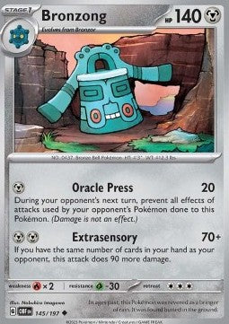 Bronzong - Obsidian Flames (Uncommon) [OBF-145]