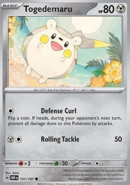 Togedemaru - Obsidian Flames (Common) [OBF-151]
