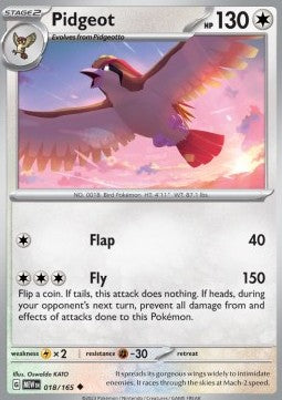 Pidgeot - 151 (Uncommon) [MEW-018]
