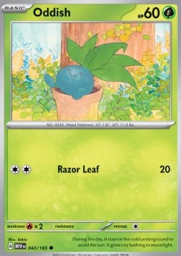 Oddish - 151 (Common) [MEW-043]