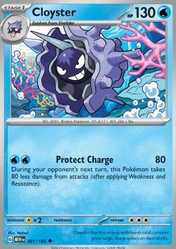 Cloyster - 151 (Uncommon) [MEW-091]