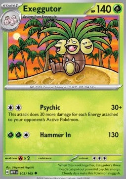 Exeggutor - 151 (Uncommon) [MEW-103]