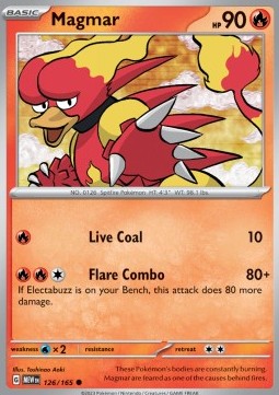 Magmar - 151 (Common) [MEW-126]