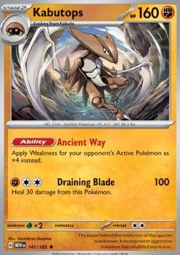 Kabutops - 151 (Rare) [MEW-141]