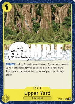 Upper Yard (OP05-117) - Awakening of the New Era (Uncommon) [OP05-117]