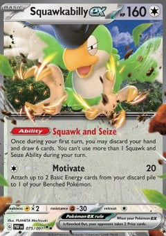 Squawkabilly ex - Paldean Fates (Double Rare) [PAF-075]