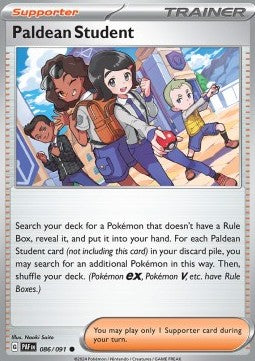 Paldean Student - Paldean Fates (Common) [PAF-086]