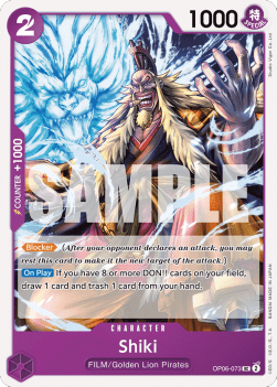 Shiki (OP06-073) - Wings of the Captain (Uncommon) [OP06-073]