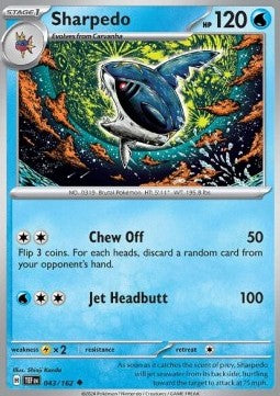 Sharpedo - Temporal Forces (Uncommon) [TEF-043]