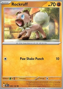 Rockruff - Temporal Forces (Common) [TEF-089]