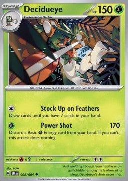Decidueye - Shrouded Fable (Uncommon) [SFA-005]